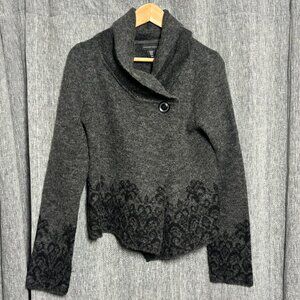 Adrienne Vittadini Grey Sweater Size M